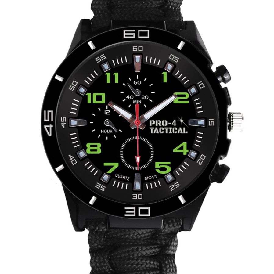 BRAND-TACTICAL PRO 6IN1 SURVIVAL EMERGENCY WATCH