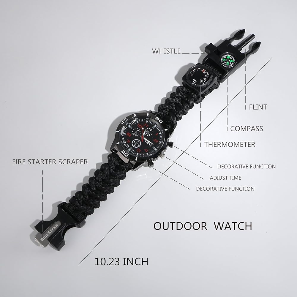 BRAND-TACTICAL PRO 6IN1 SURVIVAL EMERGENCY WATCH - Image 10