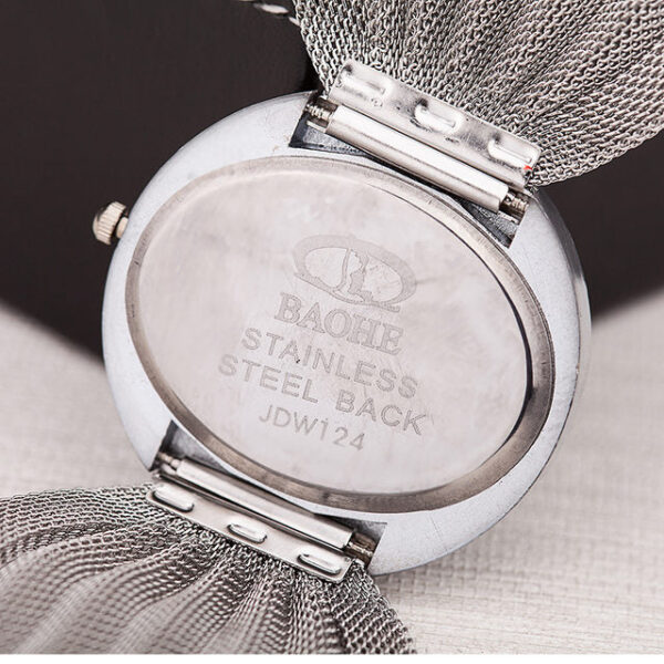 BRAND-BAOHE Newest Arrival Luxurious Eliptical Dial Wide Mesh Bracelet 221500 - Image 7