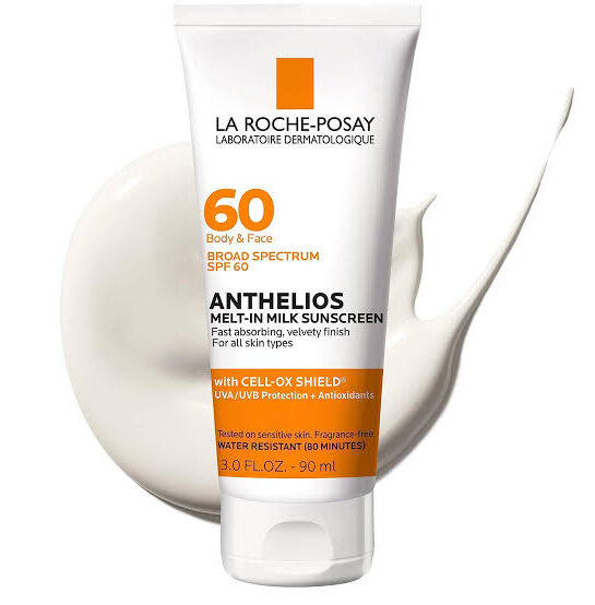 La Roche-Posay Anthelios Melt In Milk Body & Face Sunscreen SPF 60 - Oil & Oxybenzone Free