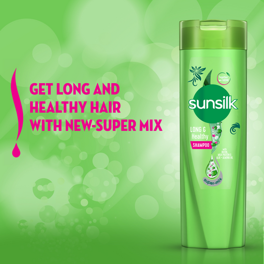 SUNSILK LONG & HEALTHY GROWTH SHAMPOO 185ML