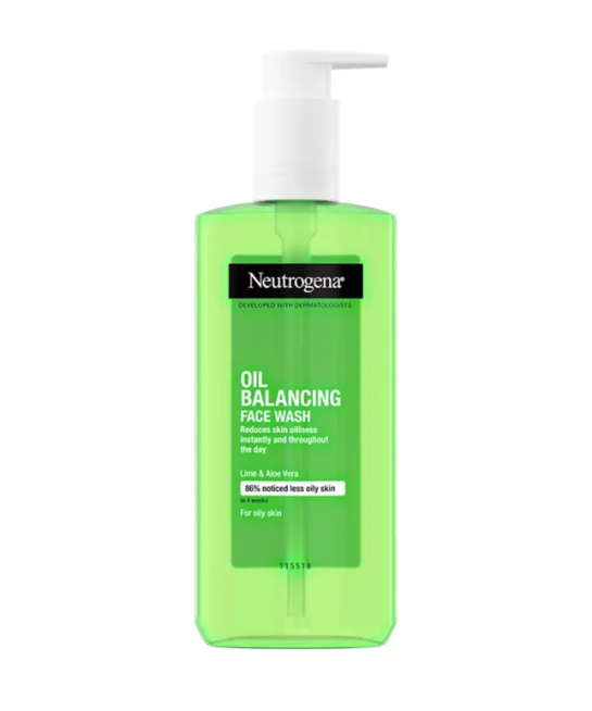 NEUTROGENA oil balancing facial wash with lime & aloe vera 200 ml
