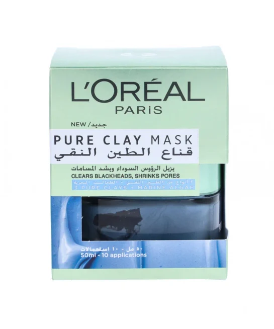 L'Oreal Paris pure clay marine algae anti blemish face mask